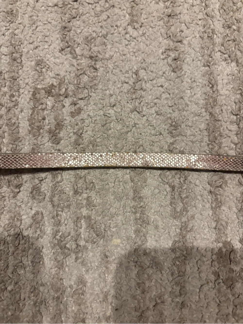 J. Crew Metallic Slim Belt in Silver - Picture 3 of 7